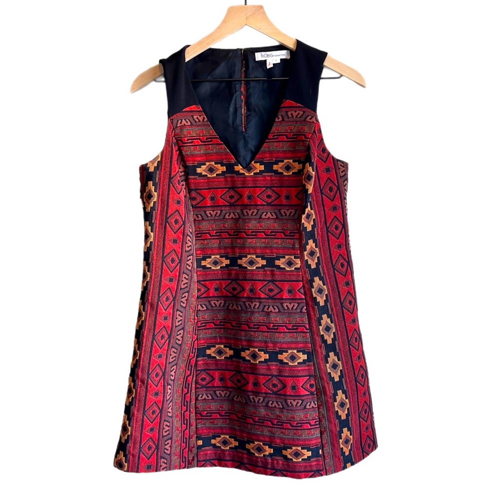 Bcbgeneration Aztec Print Mini Dress - image 1